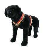 Custom dog harness 2 inch red yellow black by extreme dog gear