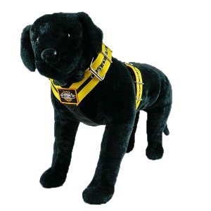 hand made custom Dog Sport harness double yellow