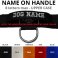 dog collar handle with name