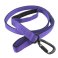 Purple carabiner swivel twist lock dog leash