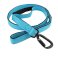 Turquoise carabiner swivel twist lock dog leash
