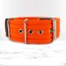 softshell neon orange extreme dog collar