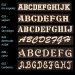 Font Choices for Personalized Embroidered EDG Dog Collar