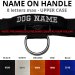dog collar handle with name