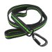 Reflective groen carabiner swivel twist lock dog leash